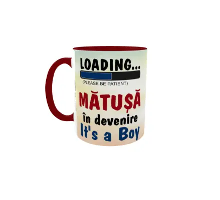 Matusa in devenire, model 2, cana ceramica, 330ml